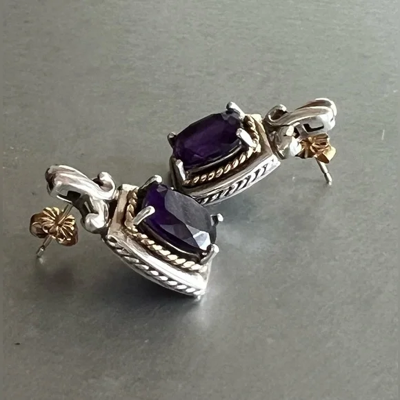 Sterling/14k earrings